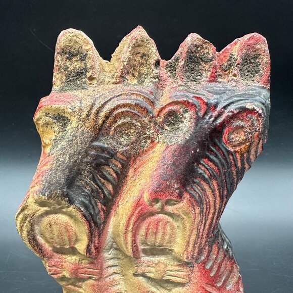 Vintage Chalkware Scottie Dogs Figurine Carnival Prize Mid Century Kitsch READ - Picture 7 of 11